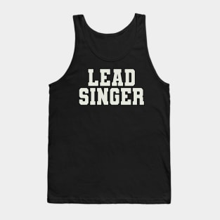 Lead Singer Word Tank Top